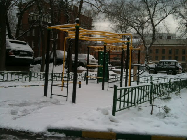Брусья на площадке Calisthenics Park at Новоконюшенный переулок, Москва – фото 1 из 2
