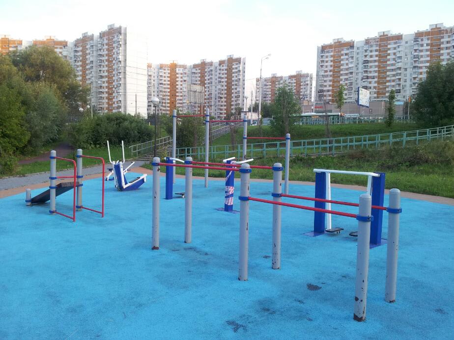 Брусья на площадке Calisthenics Park at Никулинская улица, Москва – фото 5 из 5