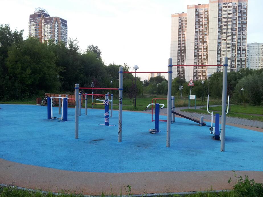 Брусья на площадке Calisthenics Park at Никулинская улица, Москва – фото 1 из 5