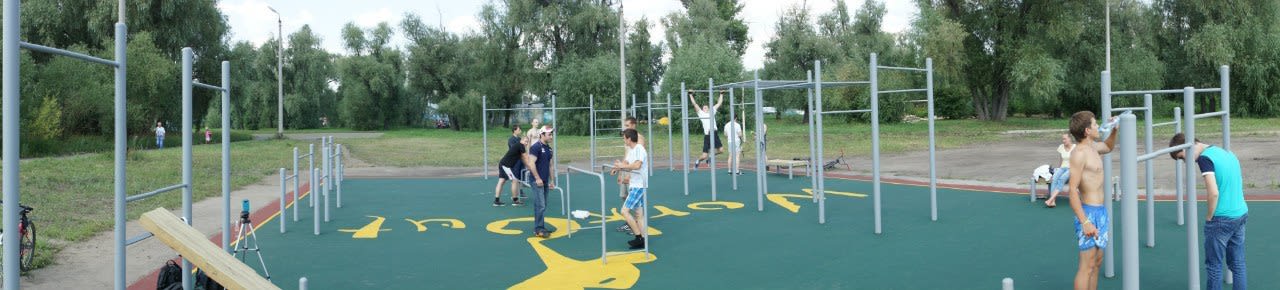 Bauchbank bei Outdoor Gym in Городок Водников, Омск – Foto 2 von 3