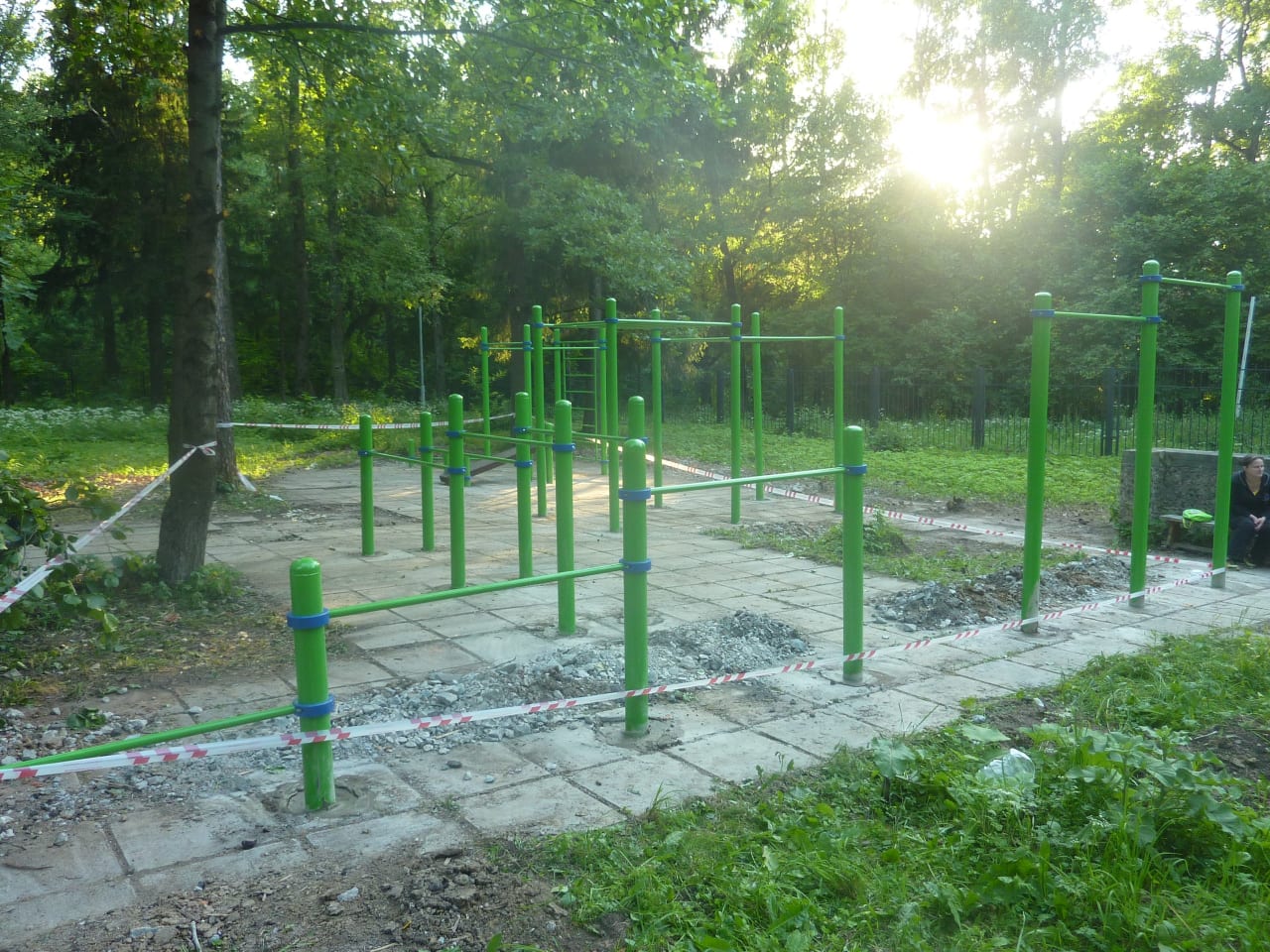 Sprossenwand bei Calisthenics Park at улица Пирогова, Обнинск – Foto 2 von 4