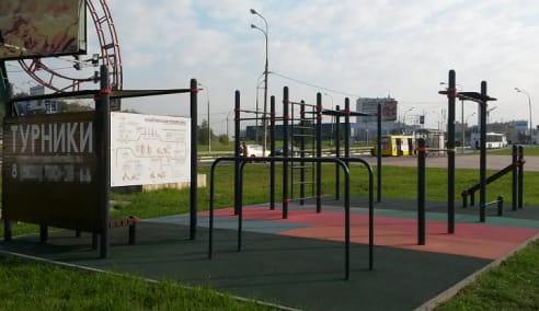 Hangelstange bei Calisthenics Park at FlipFly, Мытищи – Foto 4 von 7