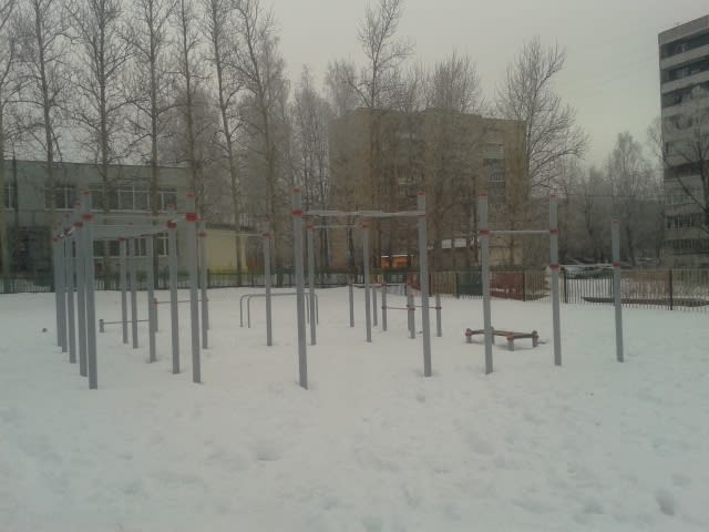 Spalliera presso Calisthenics Park at Угловая улица, Егорьевск – foto 5 di 7