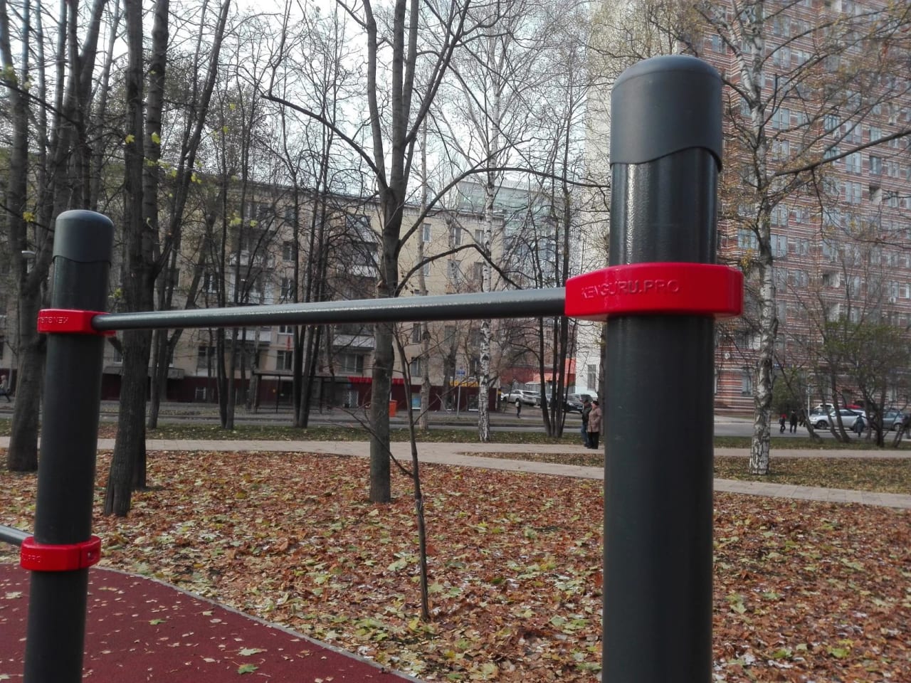 Воркаут-стовпи на майданчику Calisthenics Park at бульвар Генерала Карбышева, Москва – фото 4 з 9
