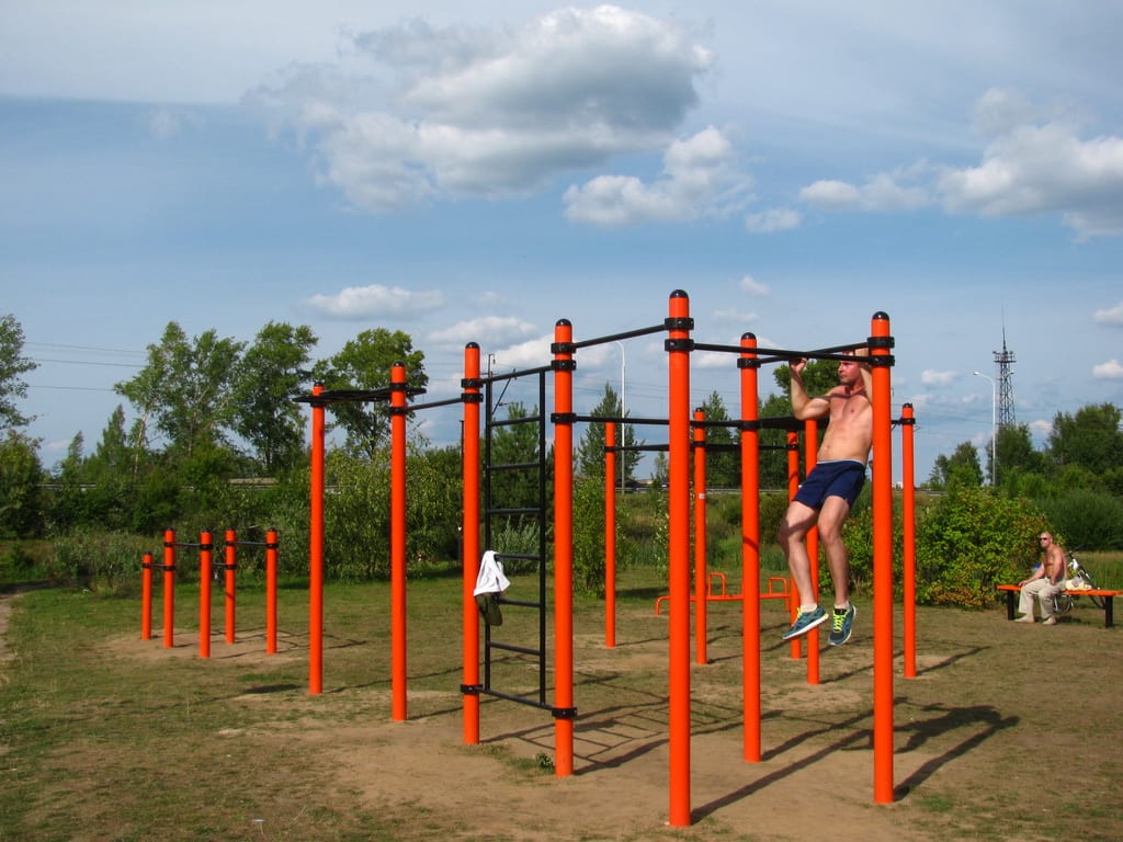 Klimmzugstange bei Calisthenics Park at Станционная улица, Дубна – Foto 4 von 6