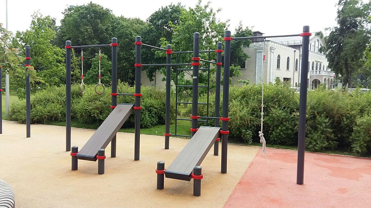 Push Up Bar at Calisthenics Park at Олимпийский комплекс «Лужники», Москва – photo 7 of 20
