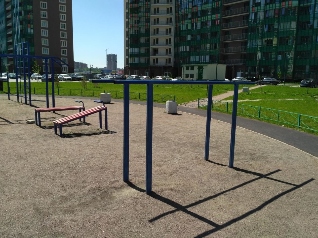 Sprossenwand bei Calisthenics Park at улица Шувалова, Мурино – Foto 2 von 2