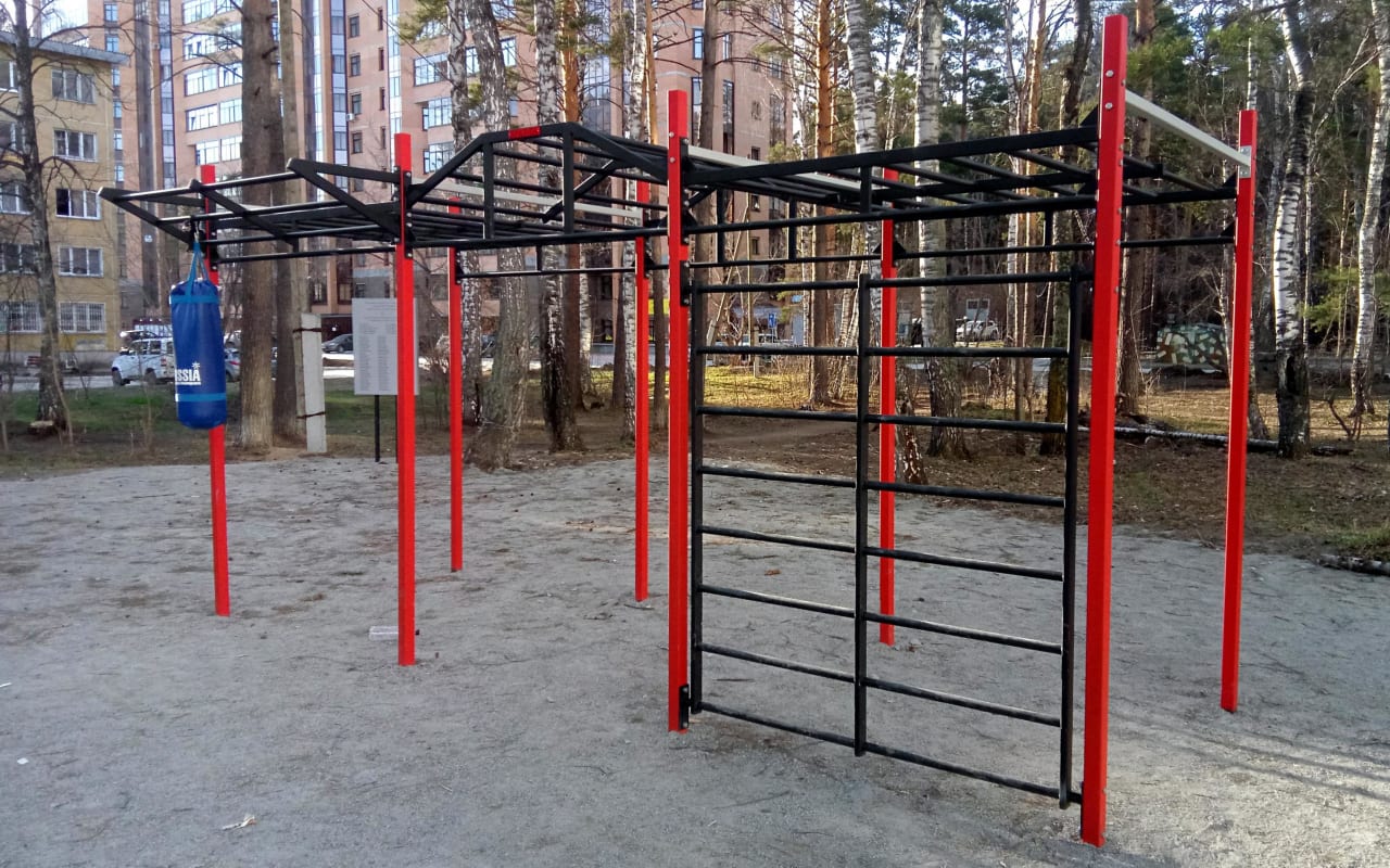 Sprossenwand bei Calisthenics Park at Шатурская улица, городской округ Новосибирск – Foto 2 von 7