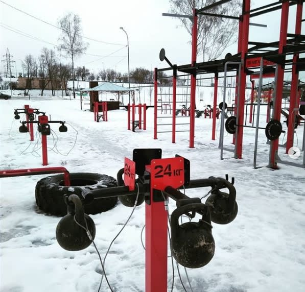 Hangelstange bei Calisthenics Park at Пролетарская набережная, Тула – Foto 9 von 9