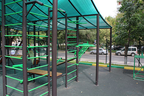 Pull Up Bar at Calisthenics Park at Пантелеевская улица, Москва – photo 4 of 5