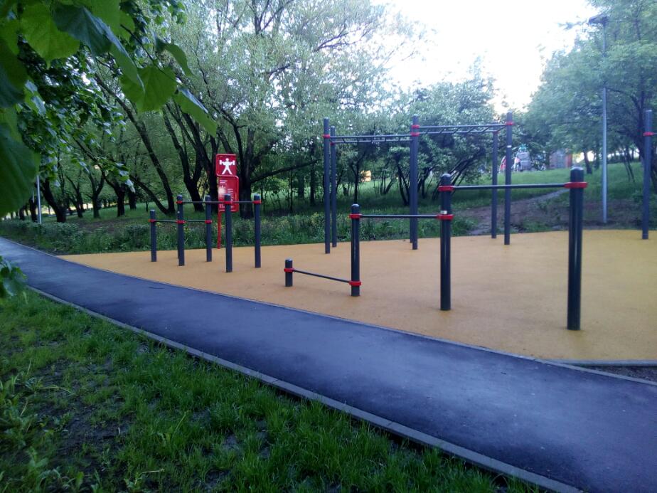 Abs Bench at Calisthenics Park at проезд Олимпийской Деревни, Москва #wp1730 – photo 3 of 3