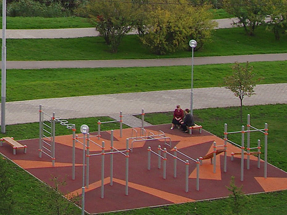 Parallel Gym Bars at Calisthenics Park at Ключевая улица, Москва – photo 1 of 2
