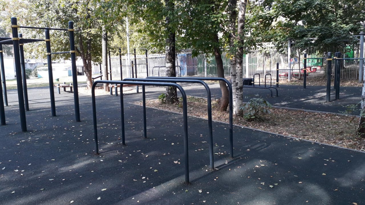 Abs Bench at Calisthenics Park at Смольная улица, Москва – photo 6 of 9