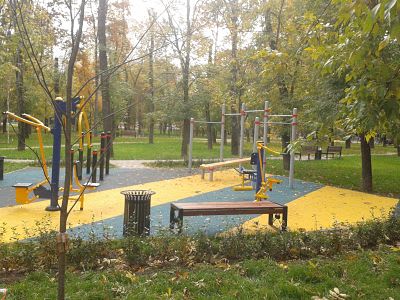 Parallel Gym Bars at Calisthenics Park at Оборонная улица, Москва – photo 1 of 3