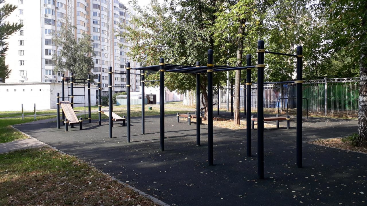 Pull Up Bar at Calisthenics Park at Смольная улица, Москва – photo 7 of 9