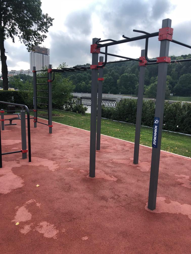 Турник на площадке Calisthenics Park at Лужнецкая набережная, Москва – фото 3 из 7