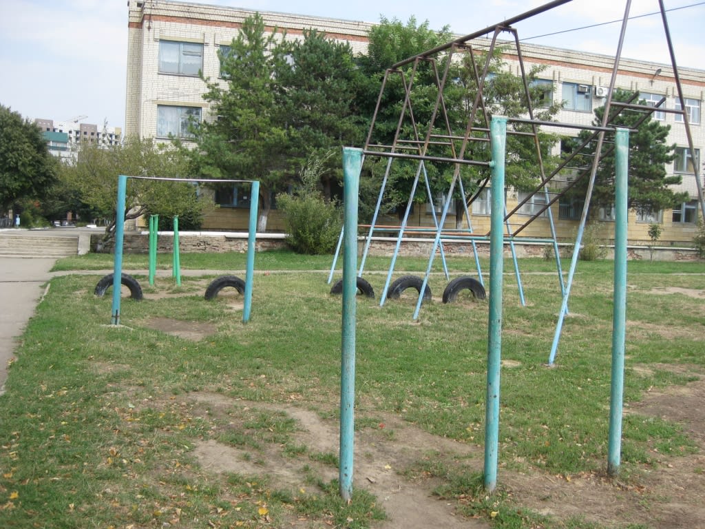 Sbarra per trazioni presso Calisthenics Park at улица Бруснева, Ставрополь #wp1775 – foto 3 di 8