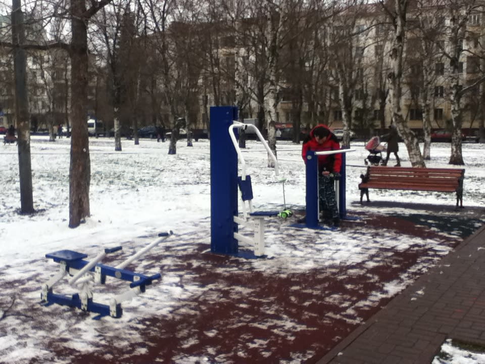 Турник на площадке Calisthenics Park at бульвар Генерала Карбышева, Москва #wp1779 – фото 3 из 3
