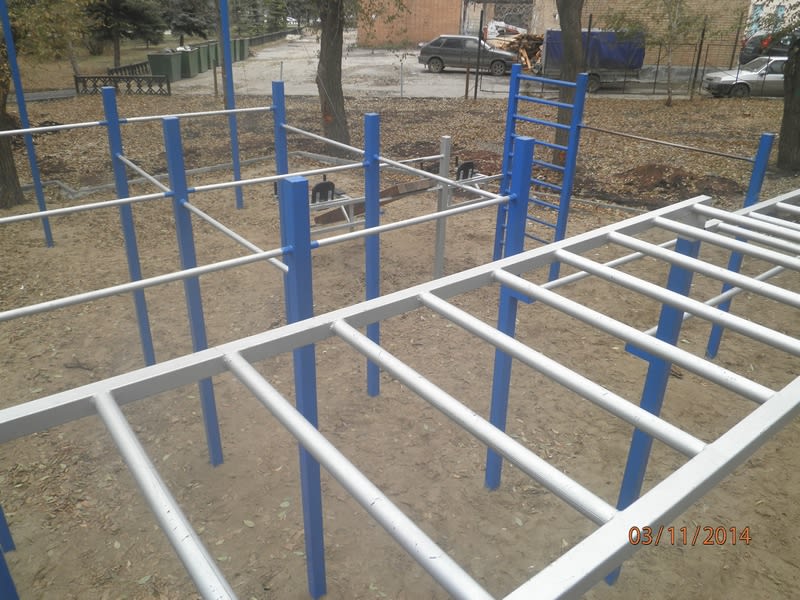 Sprossenwand bei Calisthenics Park at Аэродромная улица, Самара – Foto 9 von 10