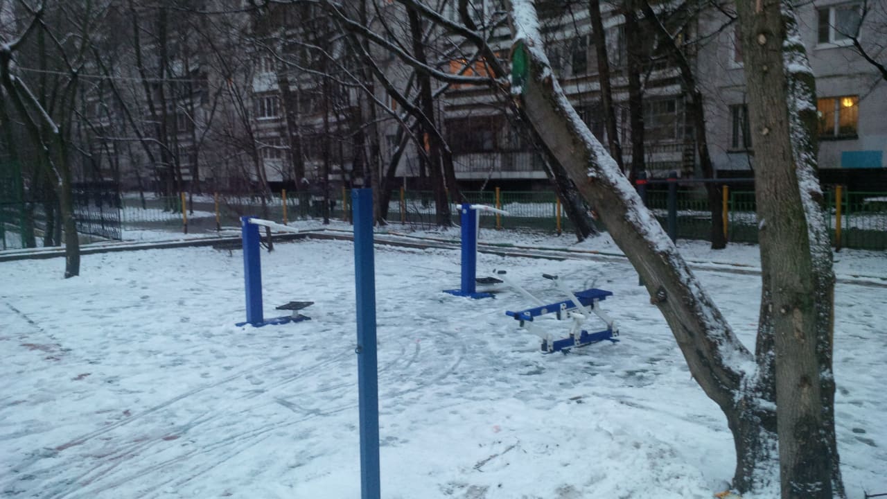 Бруси на майданчику Calisthenics Park at Уссурийская улица, Москва – фото 2 з 2
