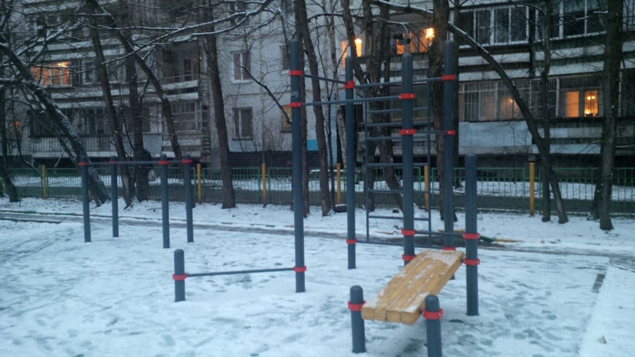 Турнік на майданчику Calisthenics Park at Уссурийская улица, Москва – фото 1 з 2