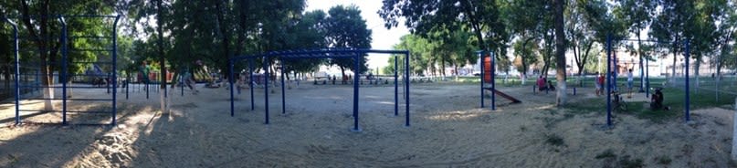 Klimmzugstange bei Calisthenics Park at Отдельская улица, Славянское городское поселение – Foto 1 von 1