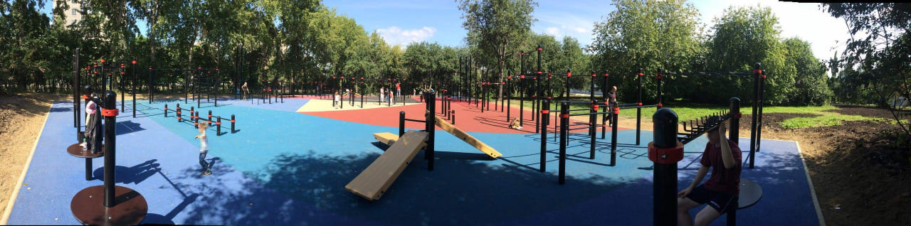 Rope Climb Station at Calisthenics Park at Калининец, Екатеринбург – photo 7 of 14