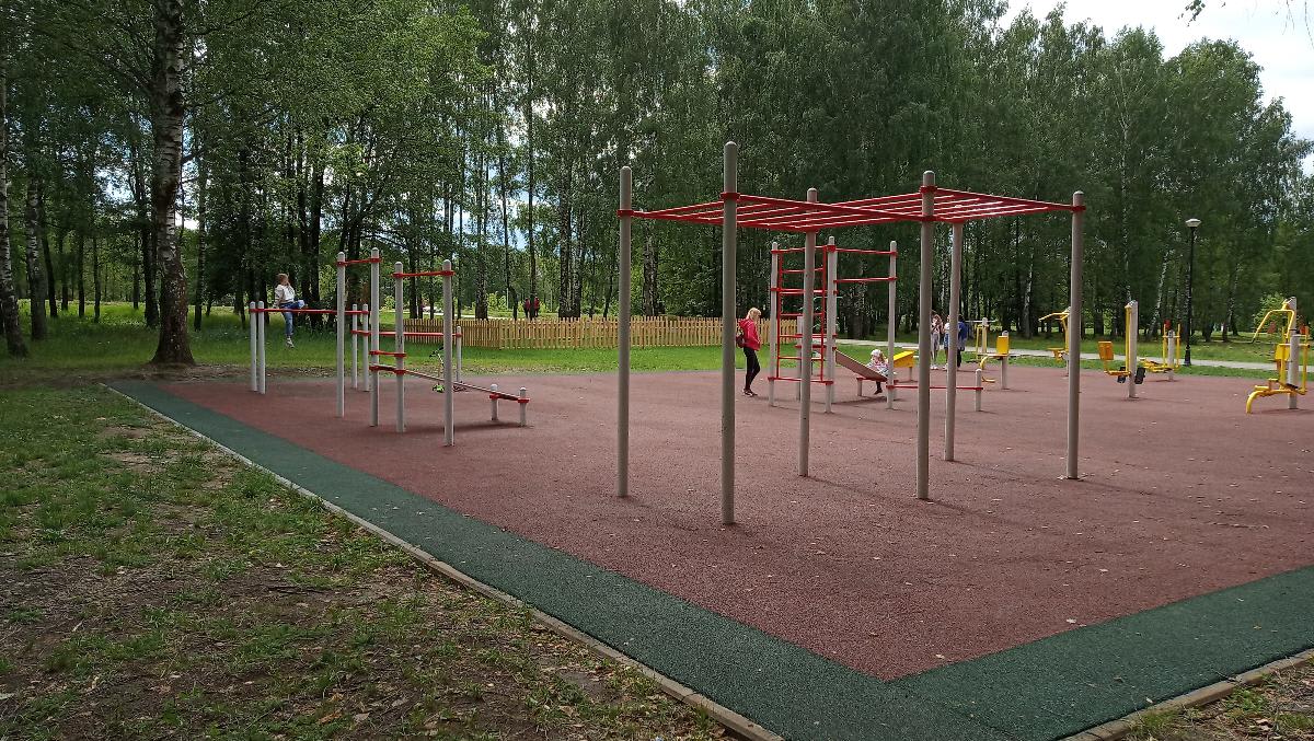 Klimmzugstange bei Calisthenics Park at аллея Славы, Егорьевск – Foto 7 von 8