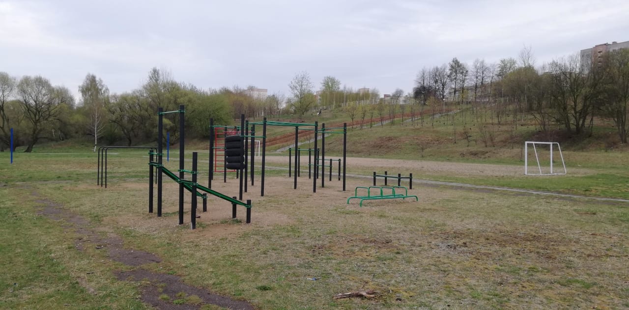 Push Up Bar at Calisthenics Park at вуліца Леаніда Шчамялёва, Мінск – photo 2 of 2