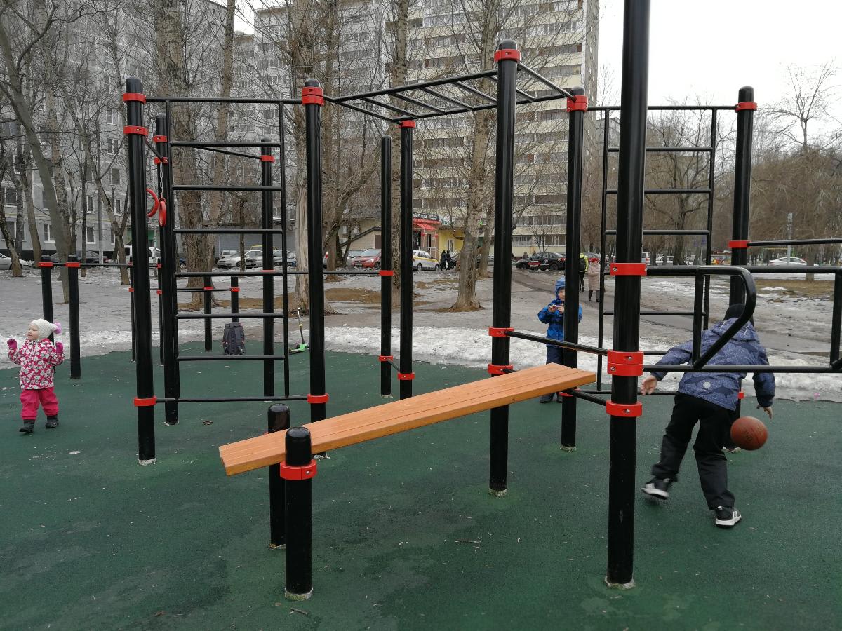 Pull Up Bar at Calisthenics Park at Элеваторная улица, Москва – photo 1 of 2