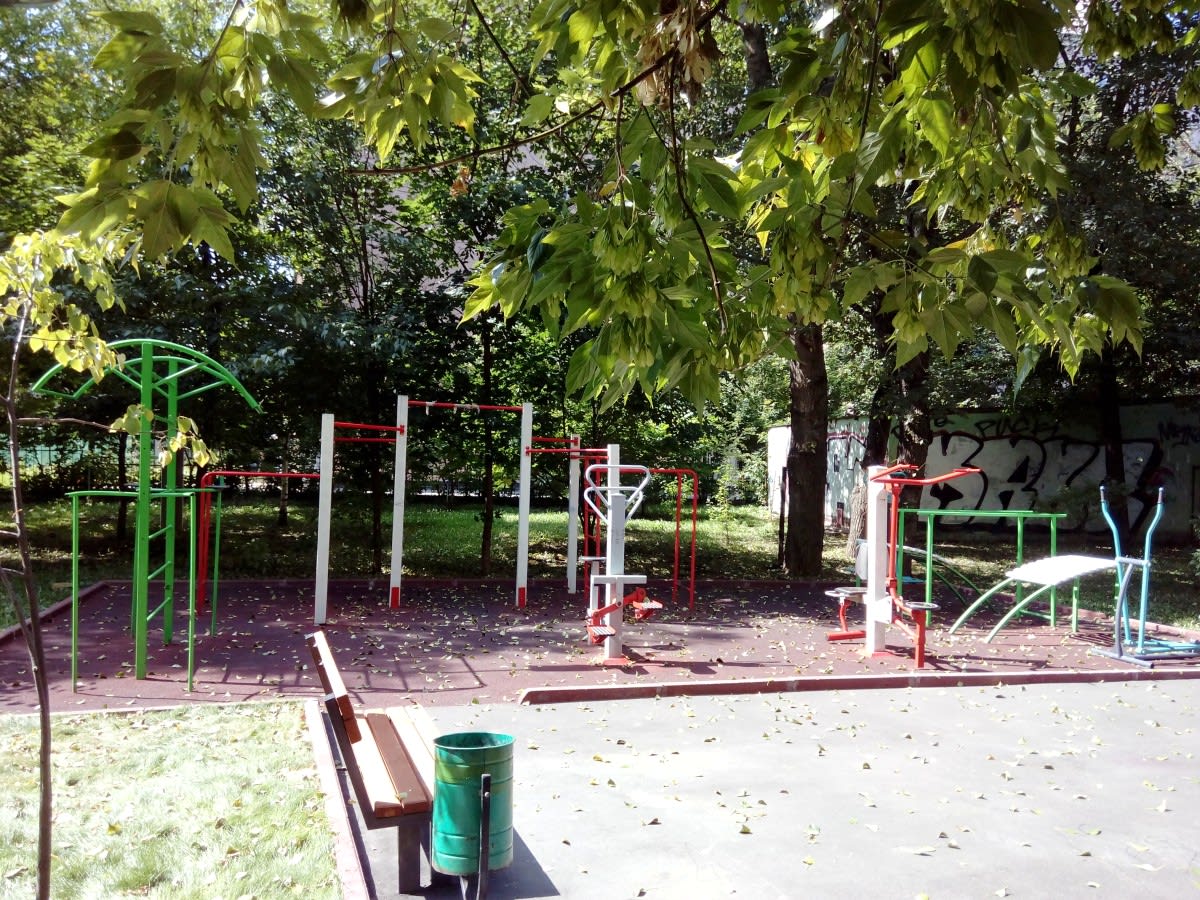 Pull Up Bar at Calisthenics Park at Пименовский тупик, Москва – photo 1 of 1
