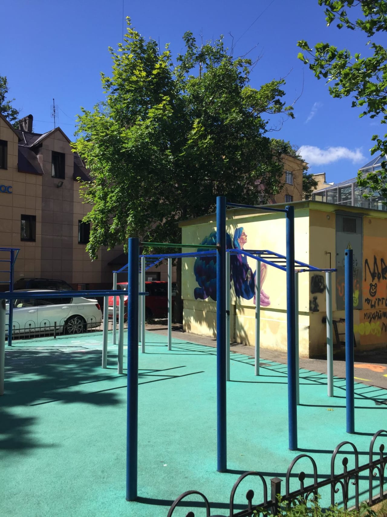 Pull Up Bar at Calisthenics Park at Большой проспект П.С., Санкт-Петербург – photo 1 of 2