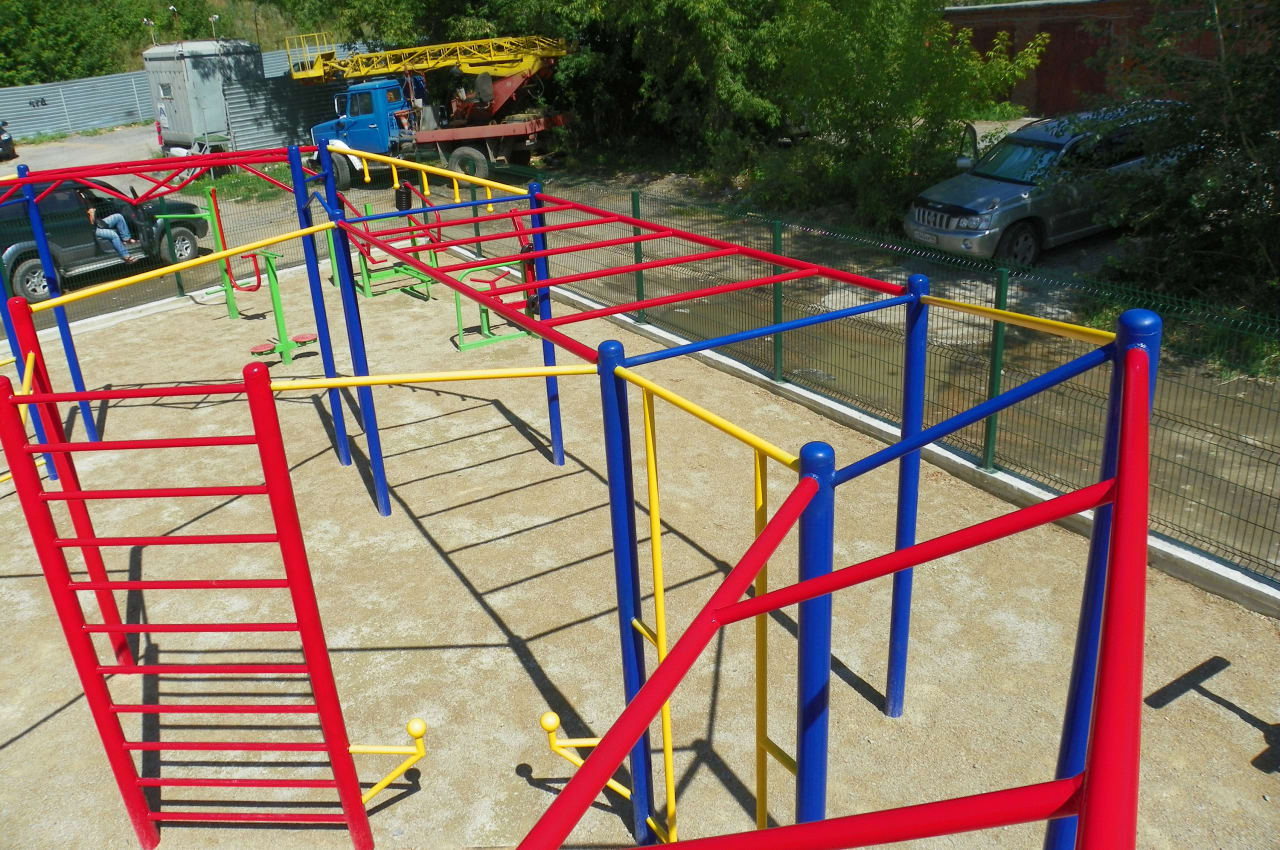 Турник на площадке Calisthenics Park at Окопный переулок, городской округ Новосибирск – фото 6 из 7