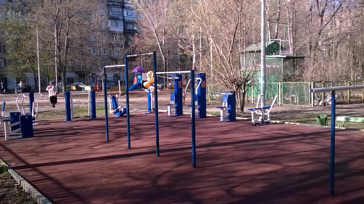 Брусья на площадке Calisthenics Park at Нижняя Первомайская улица, Москва – фото 2 из 3
