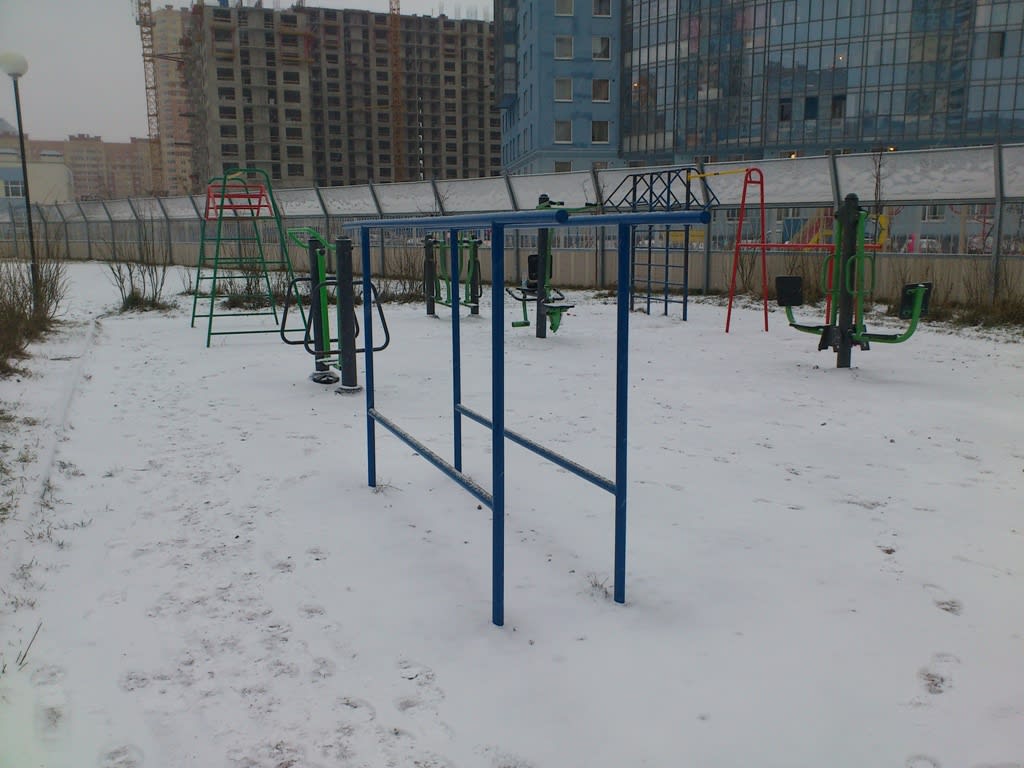 Pull Up Bar at Calisthenics Park at Мебельная улица, Санкт-Петербург – photo 1 of 5