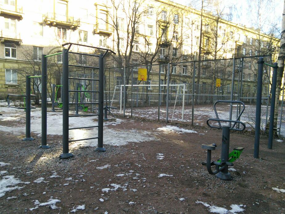 Pull Up Bar at Calisthenics Park at улица Курчатова, Санкт-Петербург – photo 1 of 6