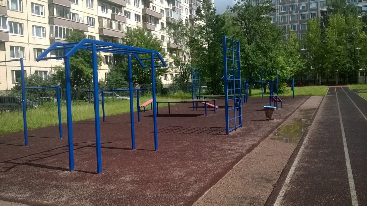 Parallel Gym Bars at Calisthenics Park at проспект Авиаконструкторов, Санкт-Петербург – photo 2 of 3