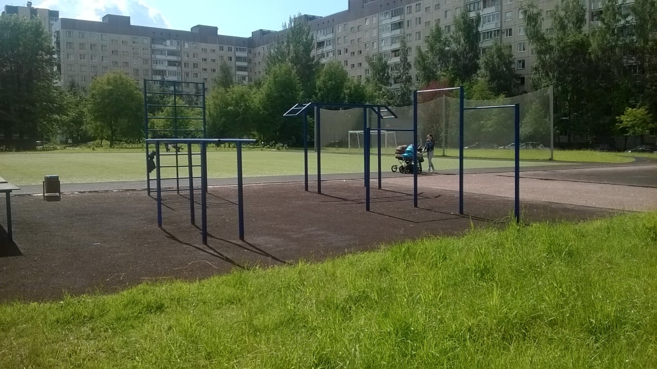 Pull Up Bar at Calisthenics Park at проспект Авиаконструкторов, Санкт-Петербург – photo 1 of 3