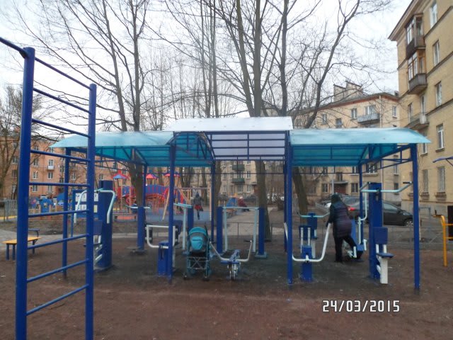Pull Up Bar at Calisthenics Park at улица Ткачей, Санкт-Петербург – photo 7 of 8