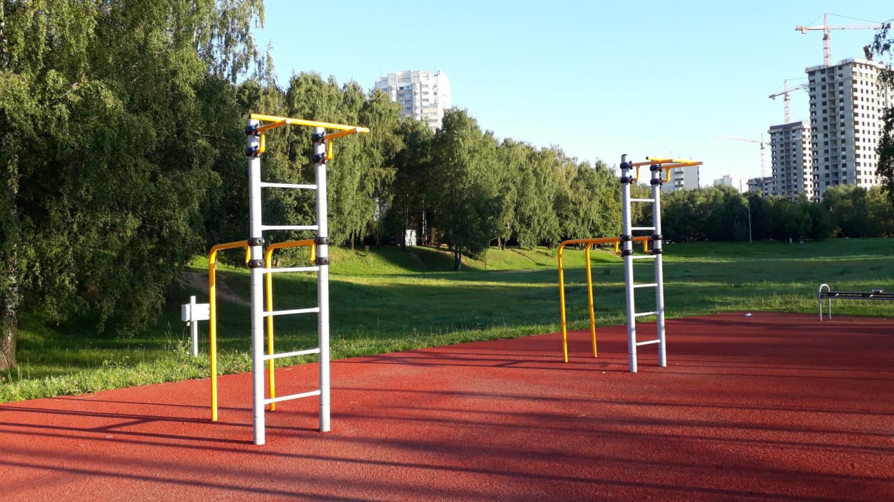 Parallel Gym Bars at Calisthenics Park at аллея Ветеранов, Москва – photo 2 of 11