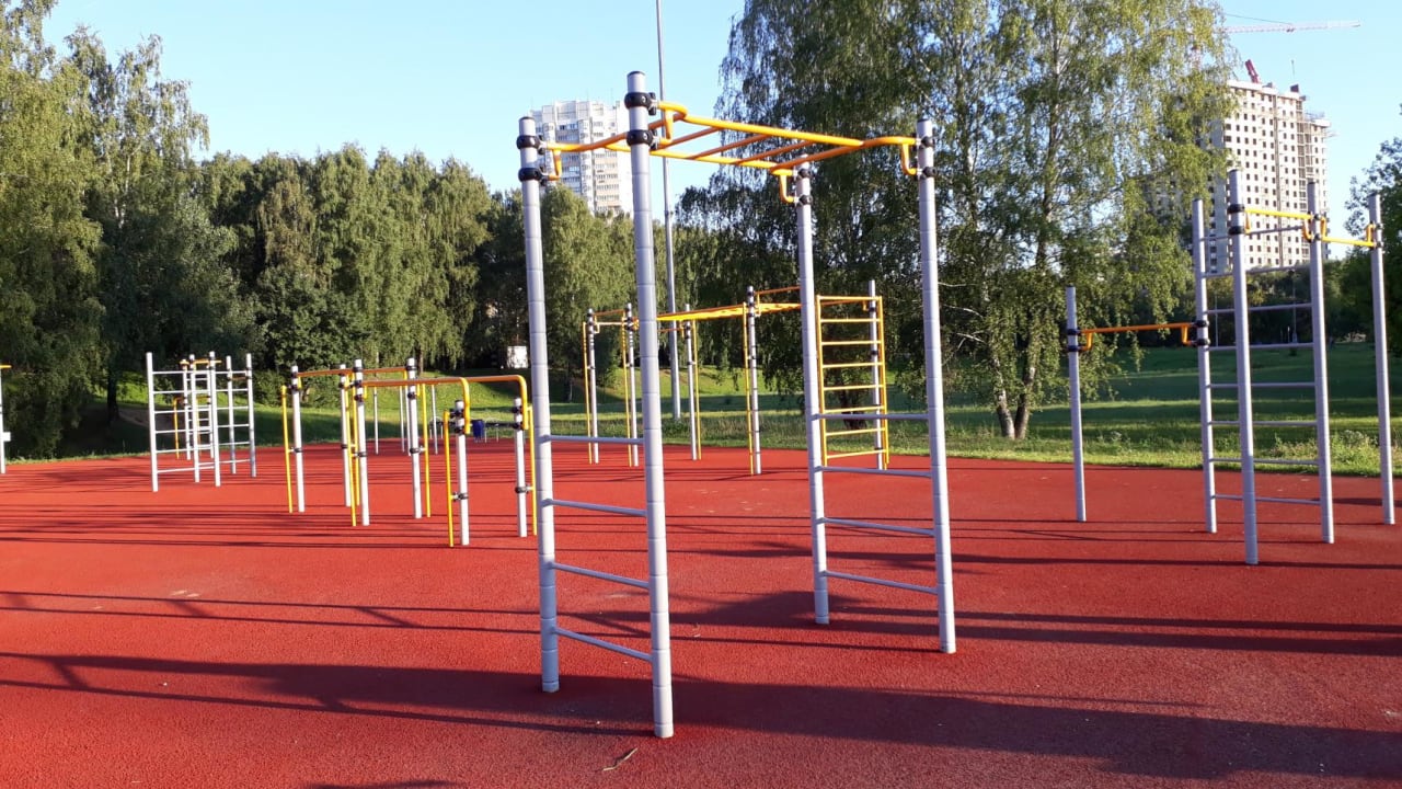 Pull Up Bar at Calisthenics Park at аллея Ветеранов, Москва – photo 8 of 11
