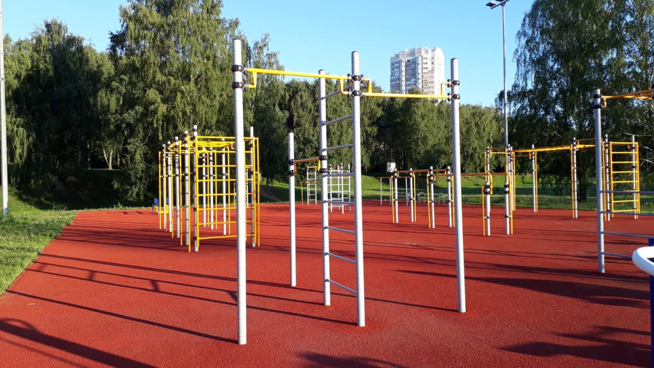 Parallel Gym Bars at Calisthenics Park at аллея Ветеранов, Москва – photo 9 of 11