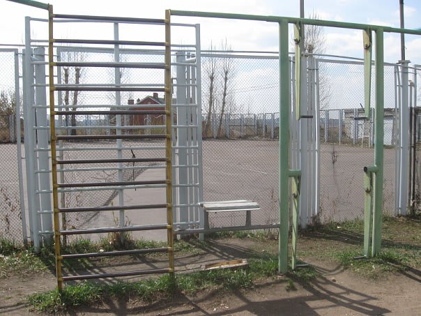 Sprossenwand bei Calisthenics Park at Ледовый дворец, Омск – Foto 9 von 9
