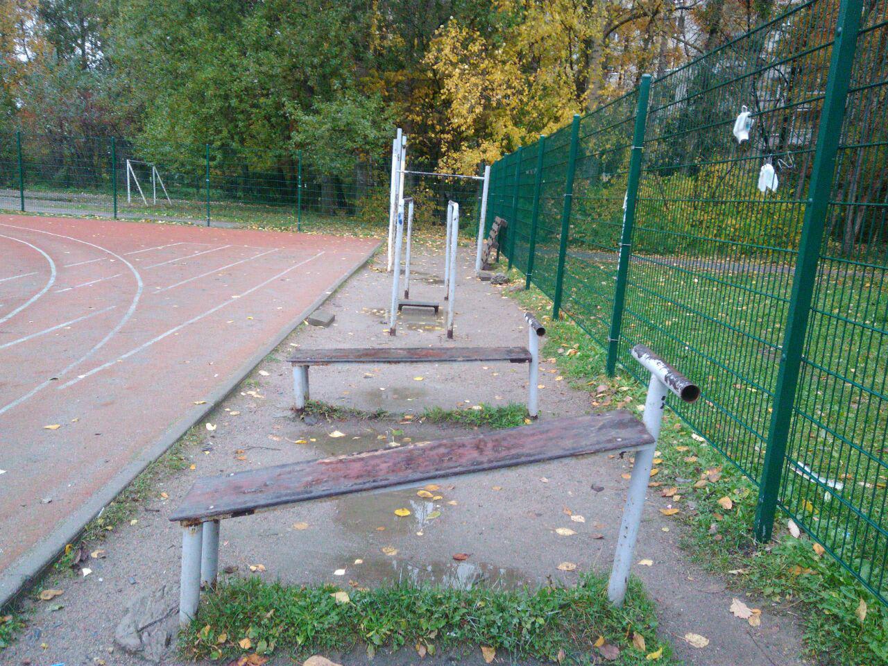 Скамья для пресса на площадке Calisthenics Park at улица Ленсовета, Санкт-Петербург #wp2222 – фото 3 из 5