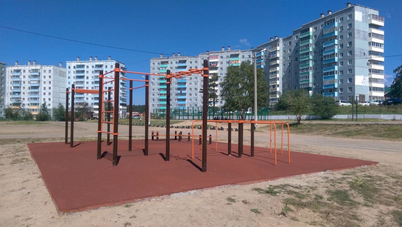 Klimmzugstange bei Outdoor Gym in Центральный район, Чита #wp2248 – Foto 1 von 6