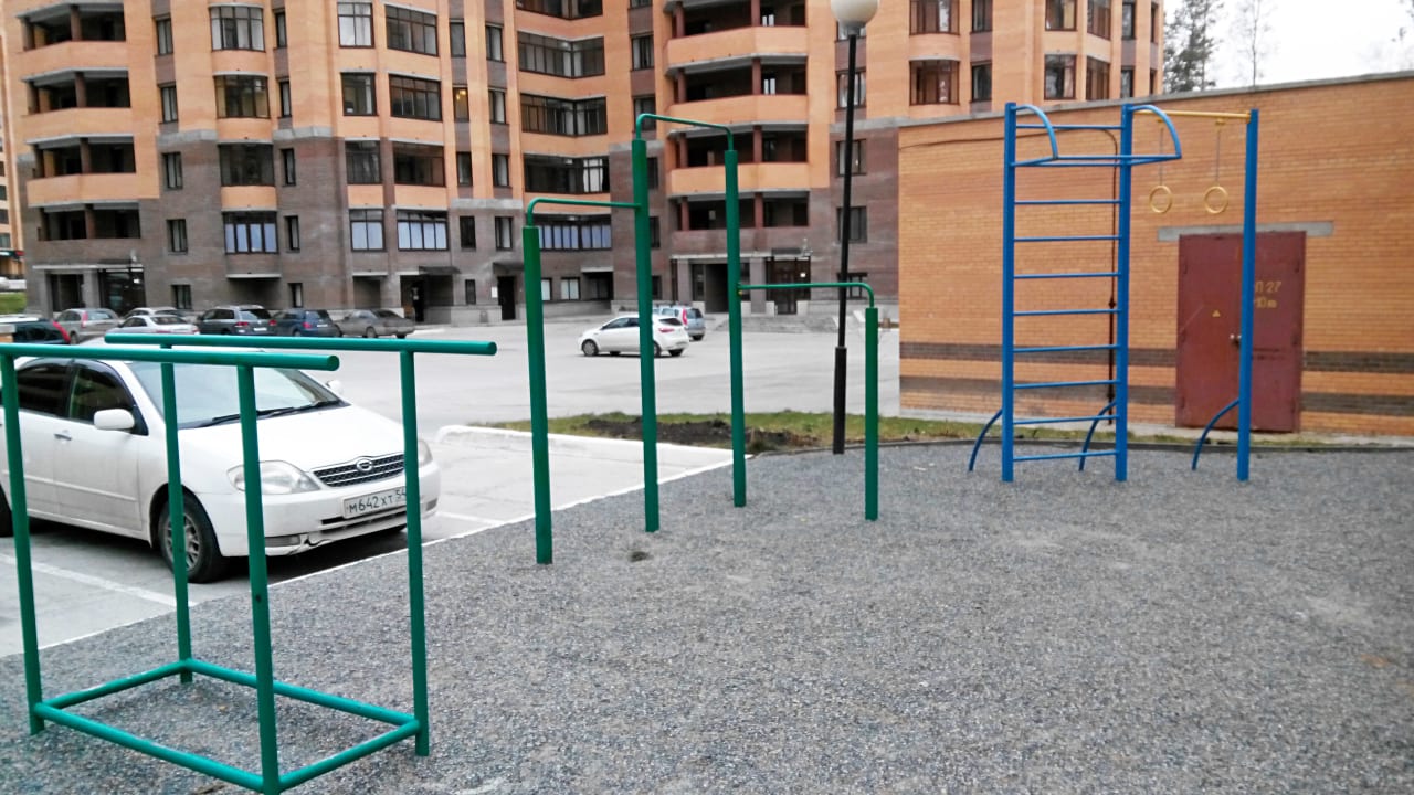 Sbarra per trazioni presso Calisthenics Park at проспект Академика Коптюга, городской округ Новосибирск – foto 1 di 2