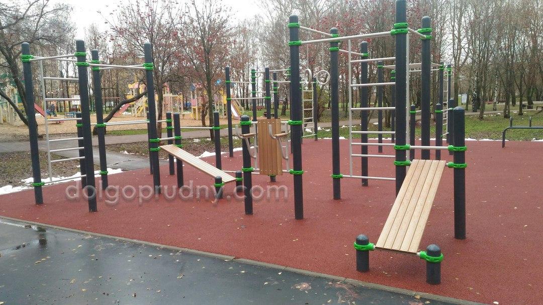 Push Up Bar at Calisthenics Park at улица Железнякова, Долгопрудный – photo 2 of 2