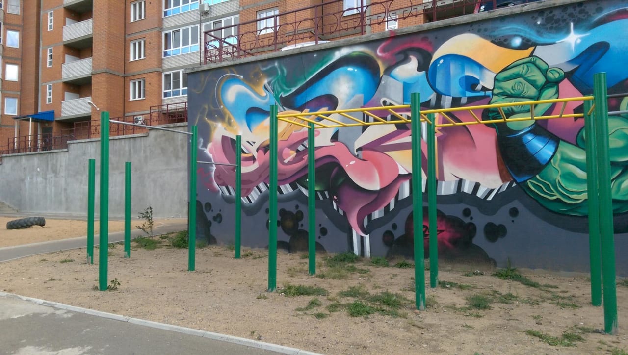 Klimmzugstange bei Calisthenics Park at Смоленская улица, Чита – Foto 6 von 9