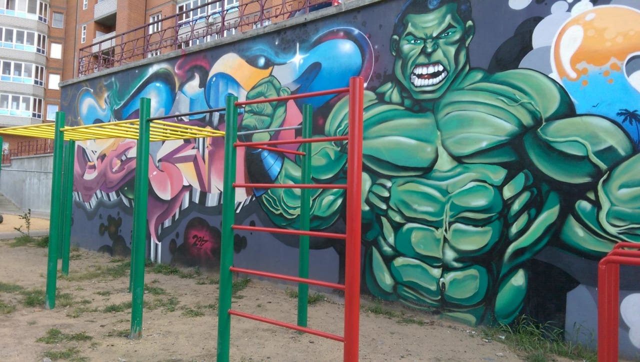 Hangelstange bei Calisthenics Park at Смоленская улица, Чита – Foto 3 von 9