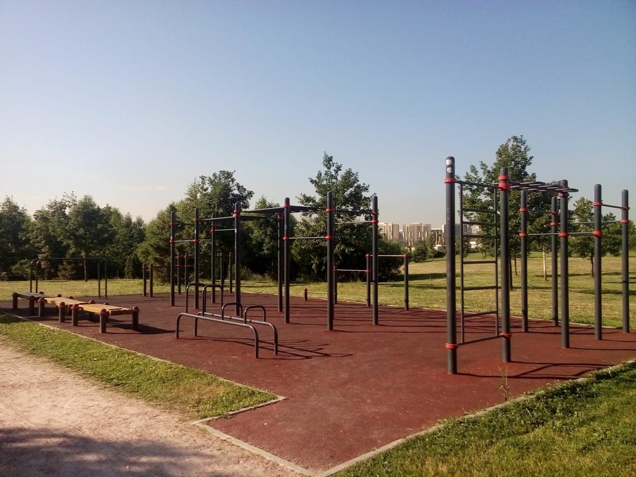 Турник на площадке Calisthenics Park at Сколковское шоссе, Москва #wp2395 – фото 1 из 1